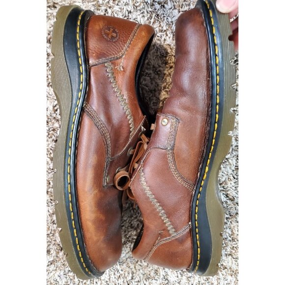 Men\'s Dr. Marten\'s Brown Leather Derby Shoes Size 13M, 12079